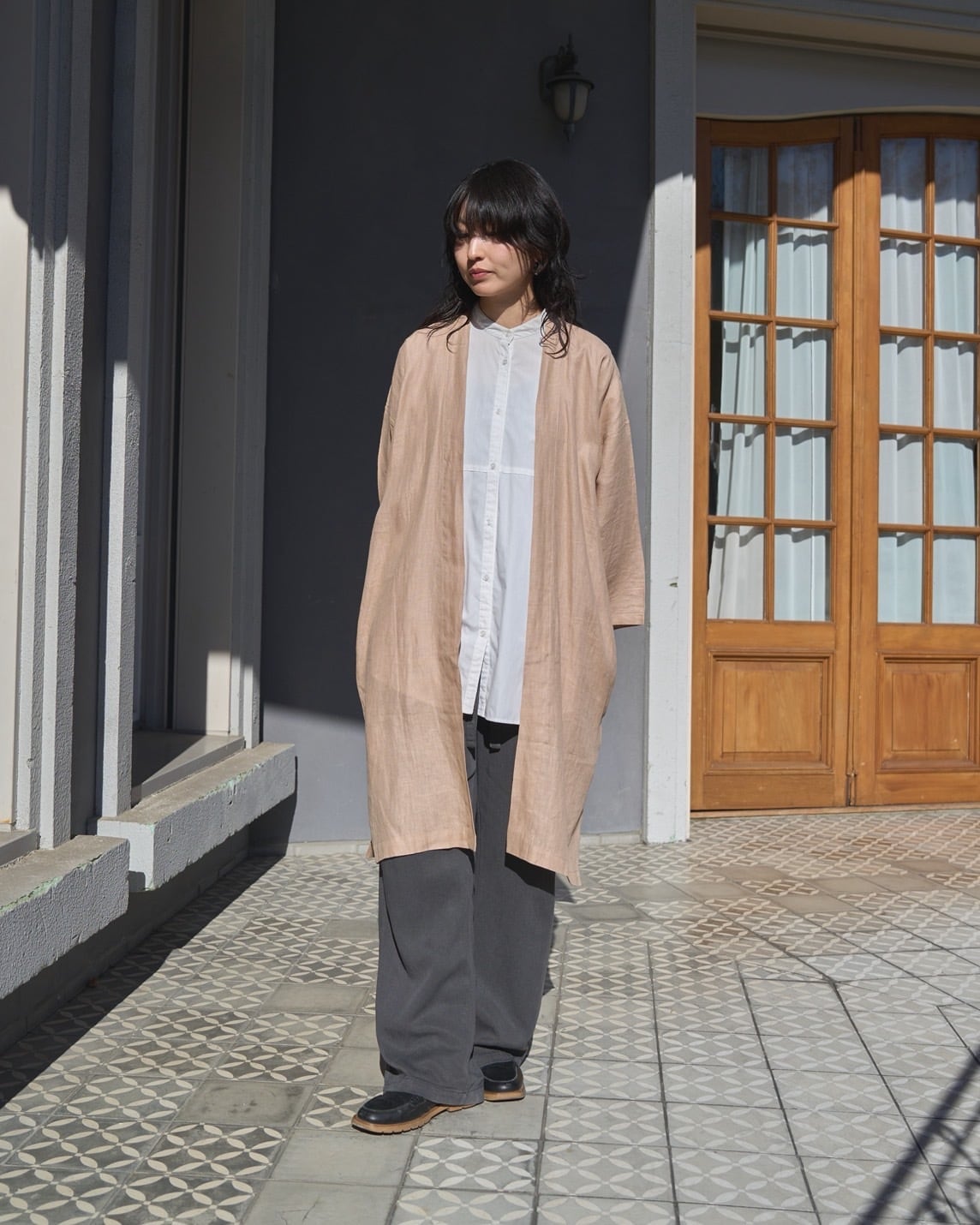 心軽くなる羽織を見る